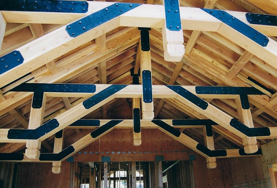 Maes House trusses
